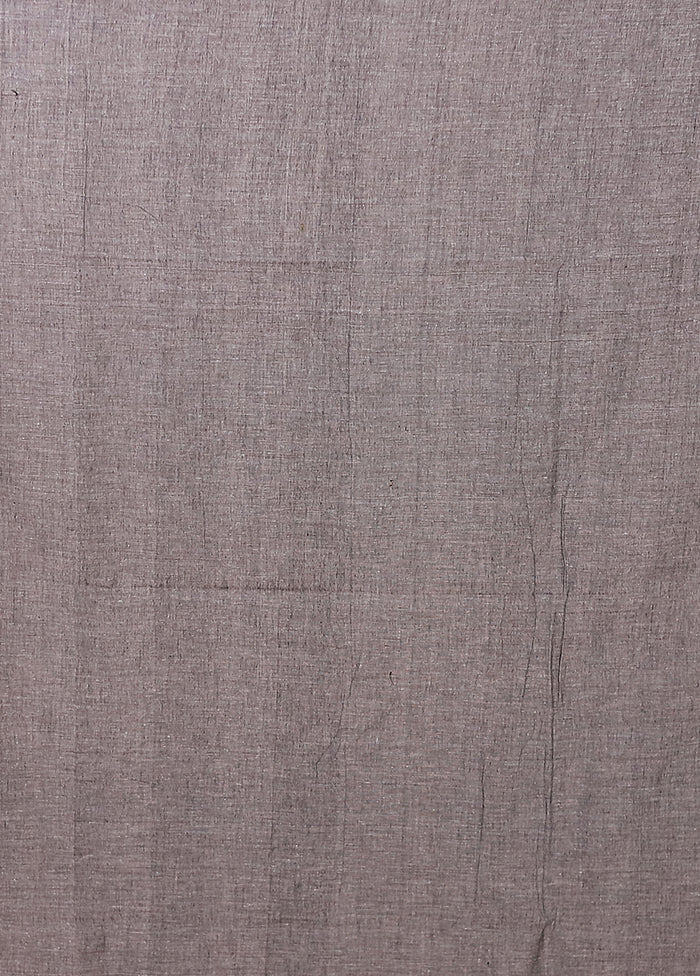 Cream Matka Silk Saree With Blouse Piece