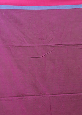 Purple Matka Silk Saree With Blouse Piece