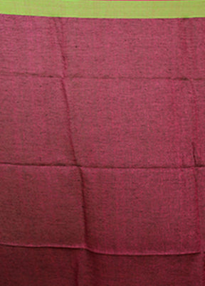 Blue Linen Silk Saree With Blouse Piece