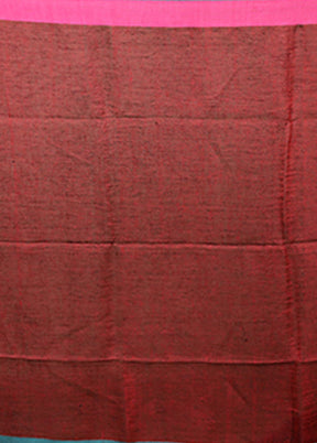 Grey Linen Silk Saree With Blouse Piece