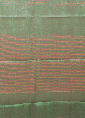 Purple Linen Silk Saree With Blouse Piece