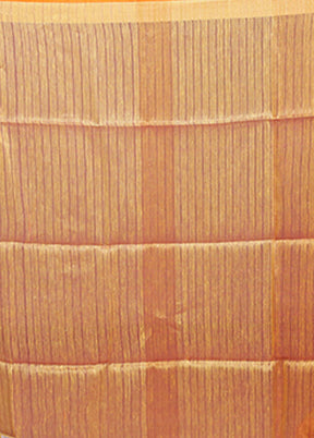Yellow Matka Silk Saree With Blouse Piece