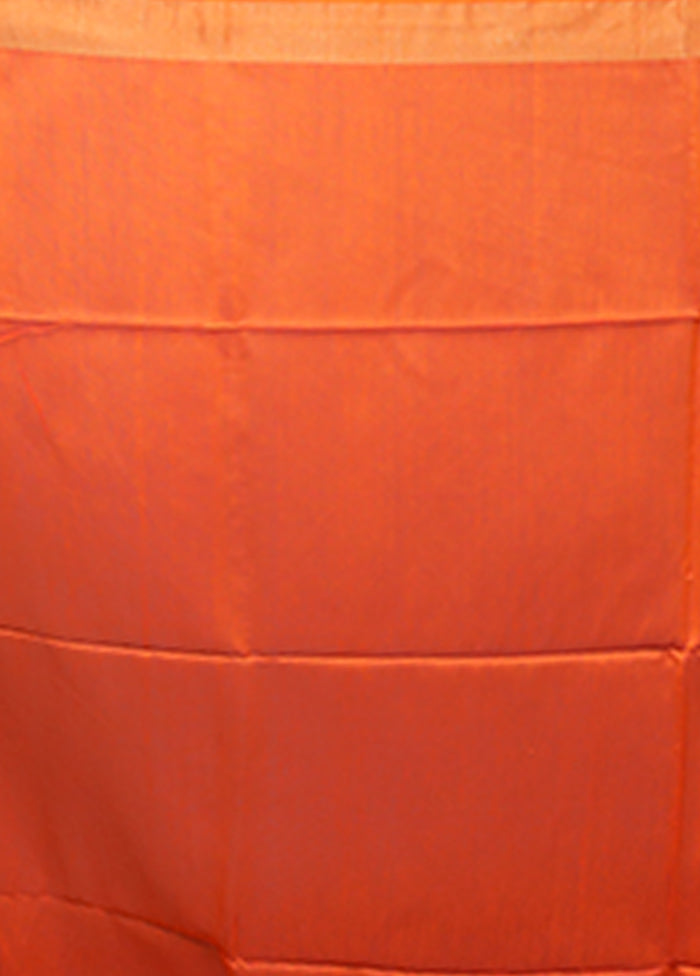 Pink Matka Silk Saree With Blouse Piece
