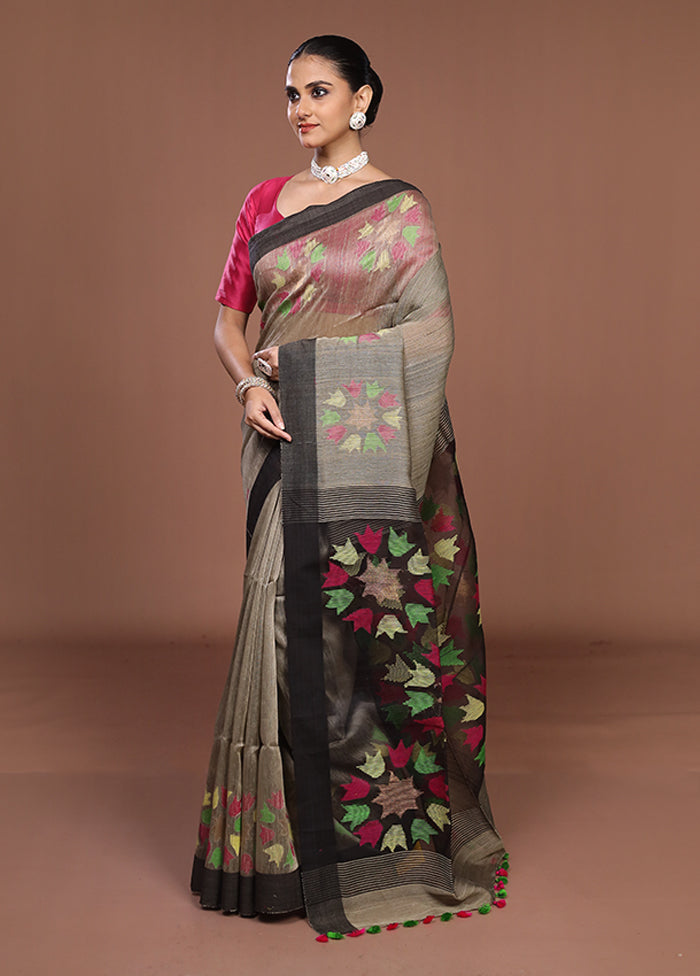 Red Matka Silk Saree With Blouse Piece