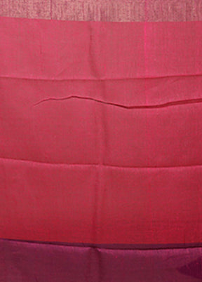 Purple Matka Silk Saree With Blouse Piece