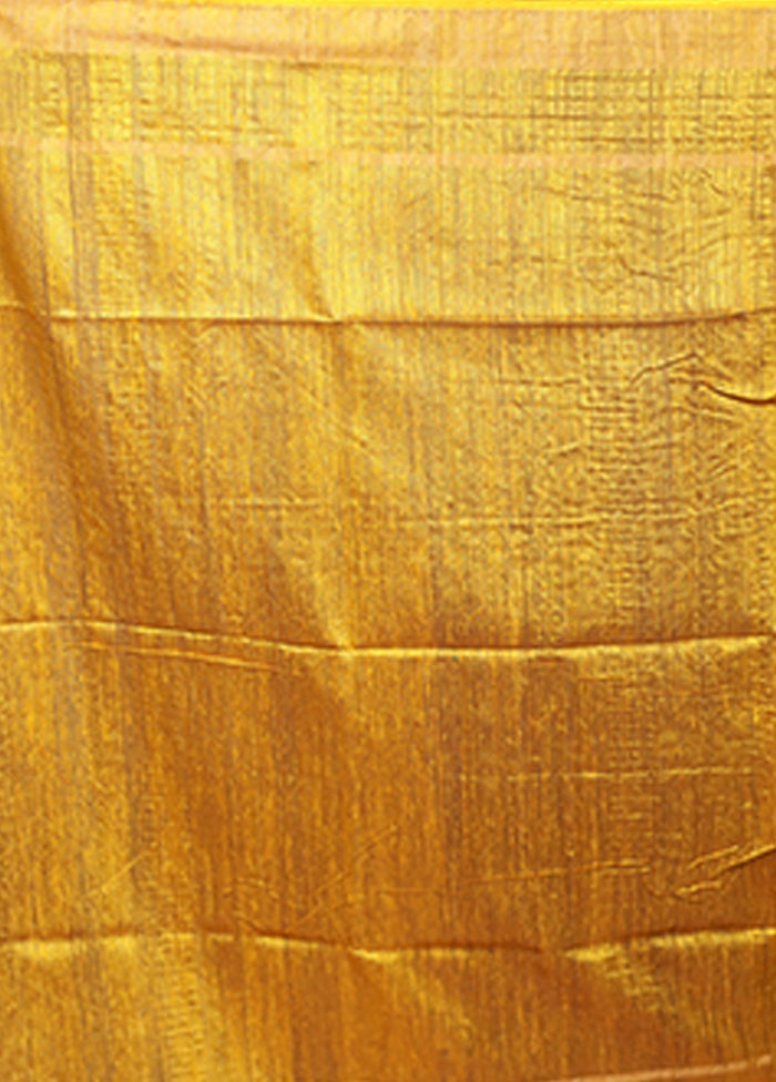 Purple Handloom Matka Pure Silk Saree With Blouse Piece