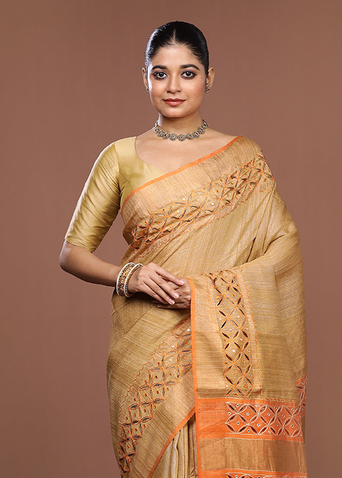 Purple Handloom Matka Pure Silk Saree With Blouse Piece