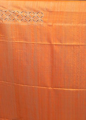 Purple Handloom Matka Pure Silk Saree With Blouse Piece