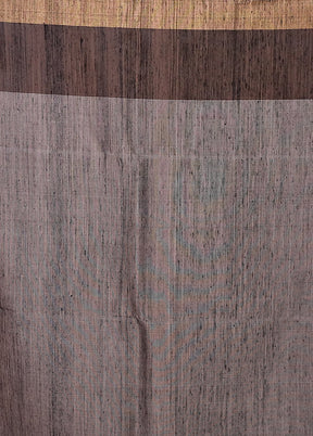 Blue Handloom Matka Pure Silk Saree With Blouse Piece