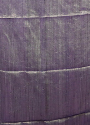Blue Handloom Matka Pure Silk Saree With Blouse Piece