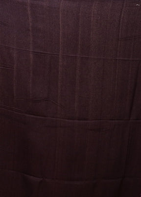 Purple Handloom Matka Pure Silk Saree With Blouse Piece