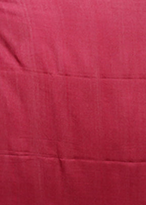 Pink Handloom Matka Pure Silk Saree With Blouse Piece
