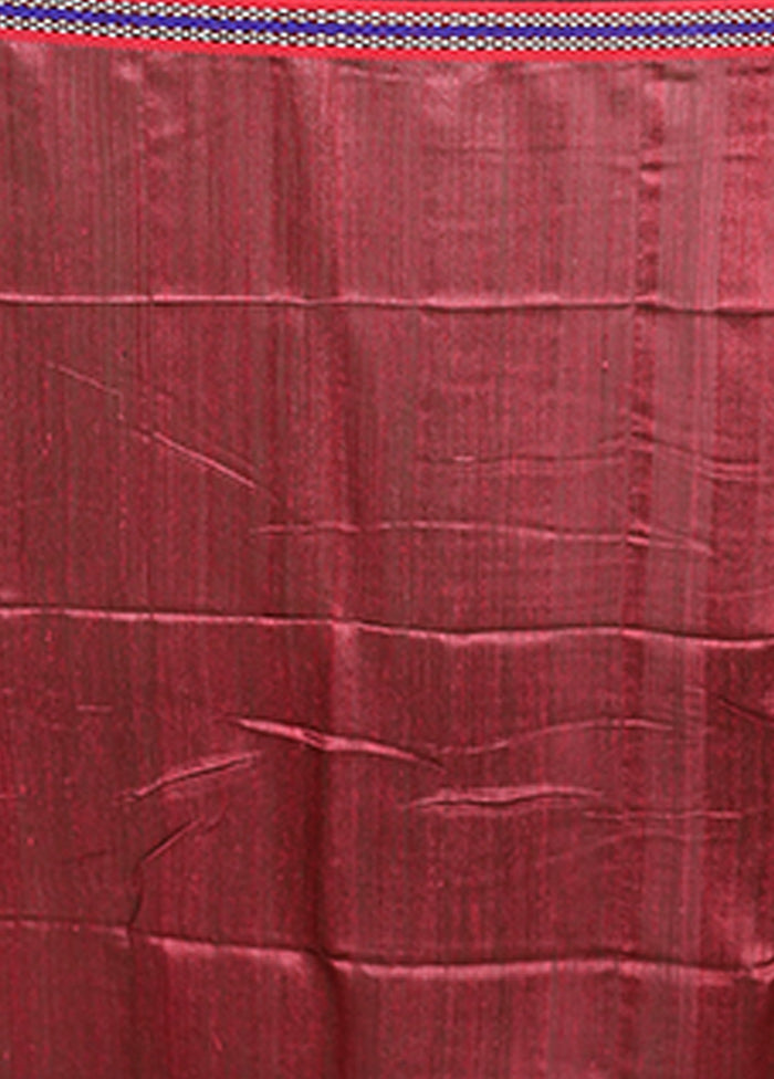 Pink Handloom Matka Pure Silk Saree With Blouse Piece