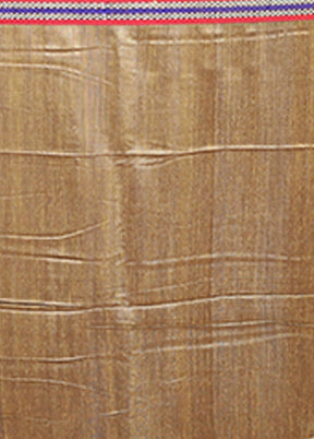 Cream Handloom Matka Pure Silk Saree With Blouse Piece