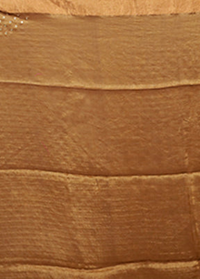 Cream Handloom Matka Pure Silk Saree With Blouse Piece