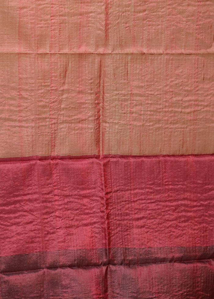 Grey Matka Silk Saree With Blouse Piece