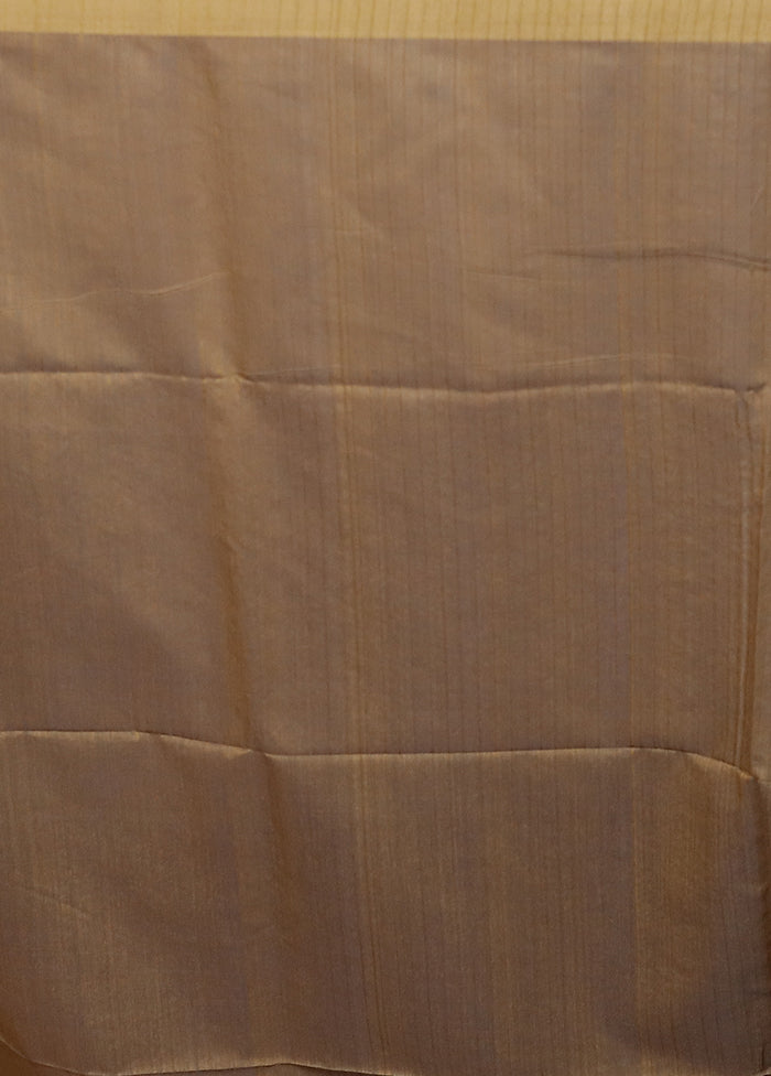 Blue Matka Silk Saree With Blouse Piece