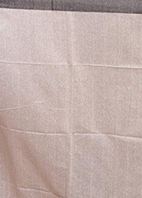 White Matka Silk Saree With Blouse Piece