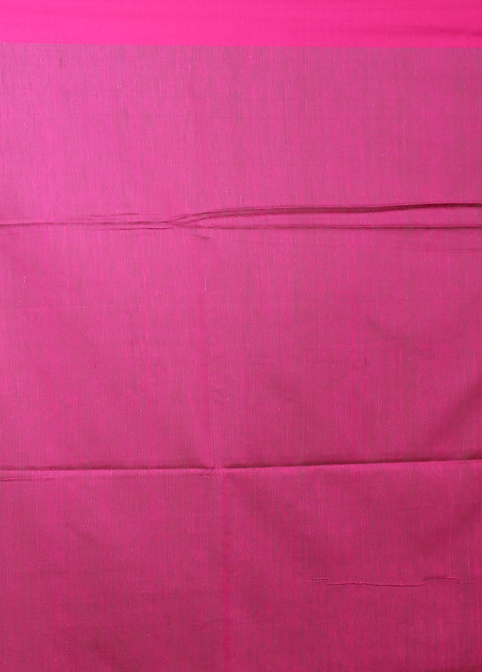 Pink Matka Silk Saree With Blouse Piece