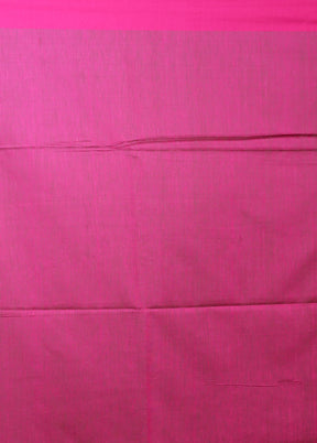 Pink Matka Silk Saree With Blouse Piece