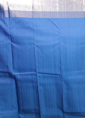 Rust Handloom Kanjivaram Pure Silk Saree With Blouse Piece