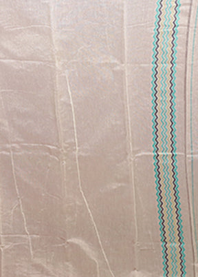 White Jamdani Cotton Saree Without Blouse Piece