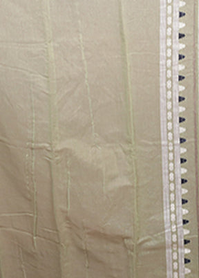 Green Jamdani Cotton Saree Without Blouse Piece