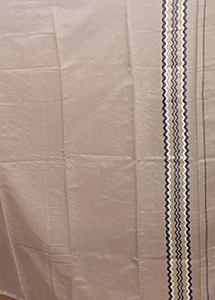 Grey Jamdani Cotton Saree Without Blouse Piece