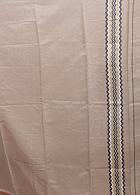 Grey Jamdani Cotton Saree Without Blouse Piece