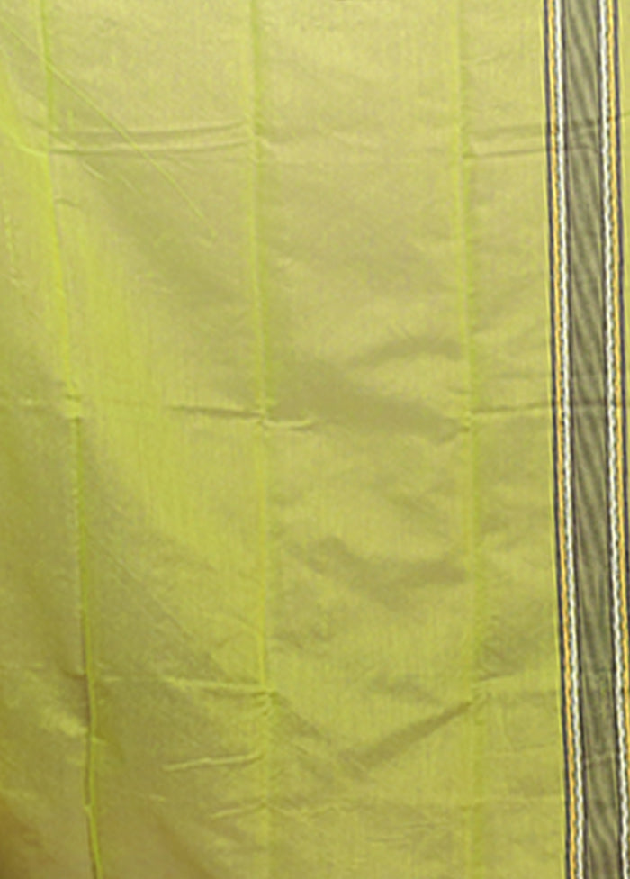 Green Jamdani Cotton Saree Without Blouse Piece