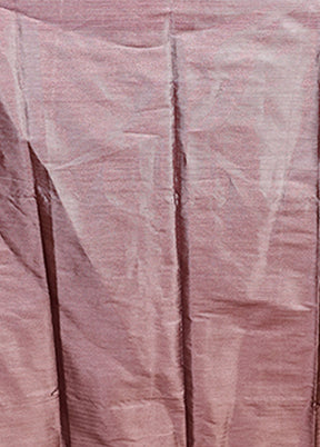 Cream Kora Silk Saree With Blouse Piece