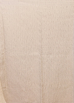 White Tissue Silk Saree With Blouse Piece