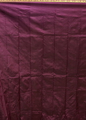 Purple Kanjivaram Silk Saree With Blouse Piece