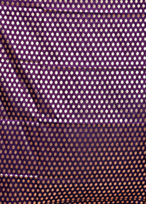 Purple Banarasi Silk Saree With Blouse Piece