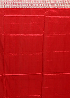 Multicolor Handloom Bomkai Pure Silk Saree With Blouse Piece