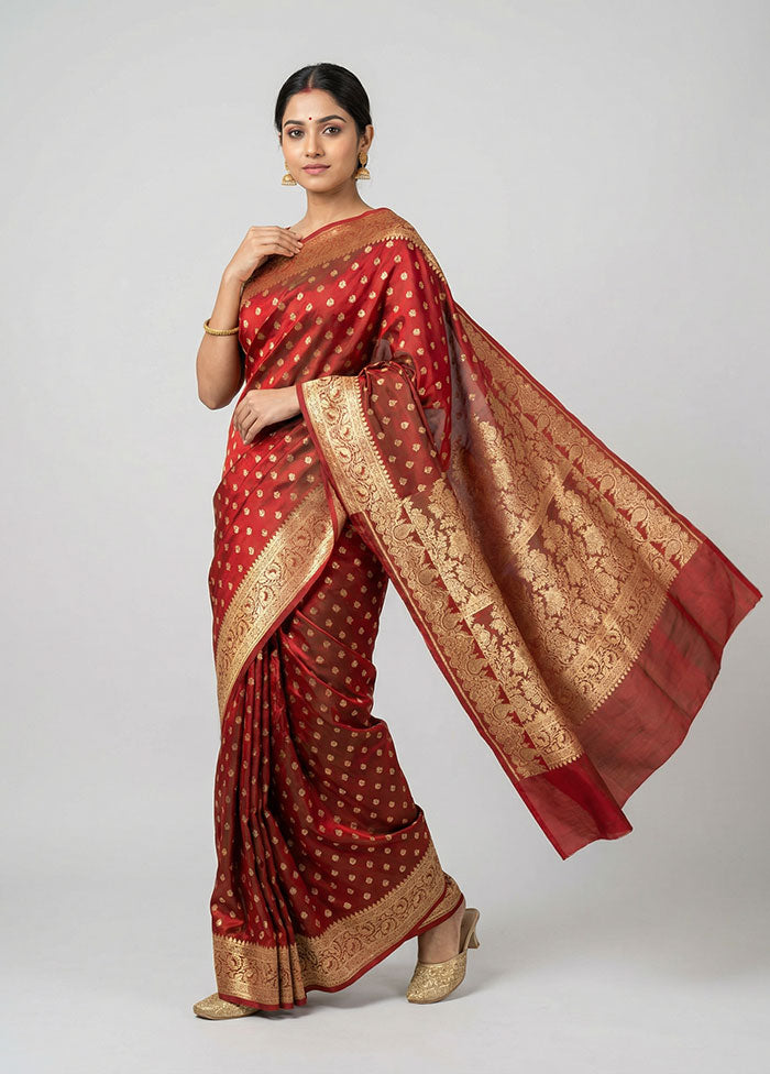 Green Handloom Banarasi Pure Silk Saree With Blouse Piece