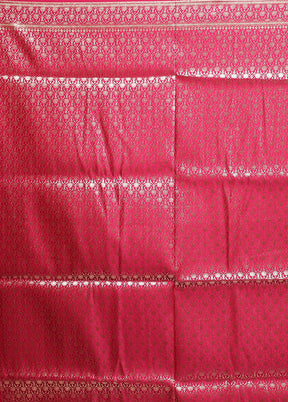 Blue Banarasi Silk Saree With Blouse Piece