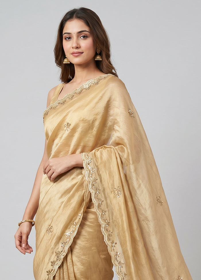 Purple Chiffon Silk Saree With Blouse Piece
