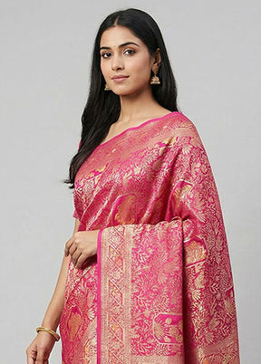 Cream Dupion Silk Saree With Blouse Piece