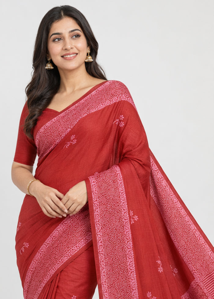 Grey Printed Pure Silk Saree Without Blouse Piece