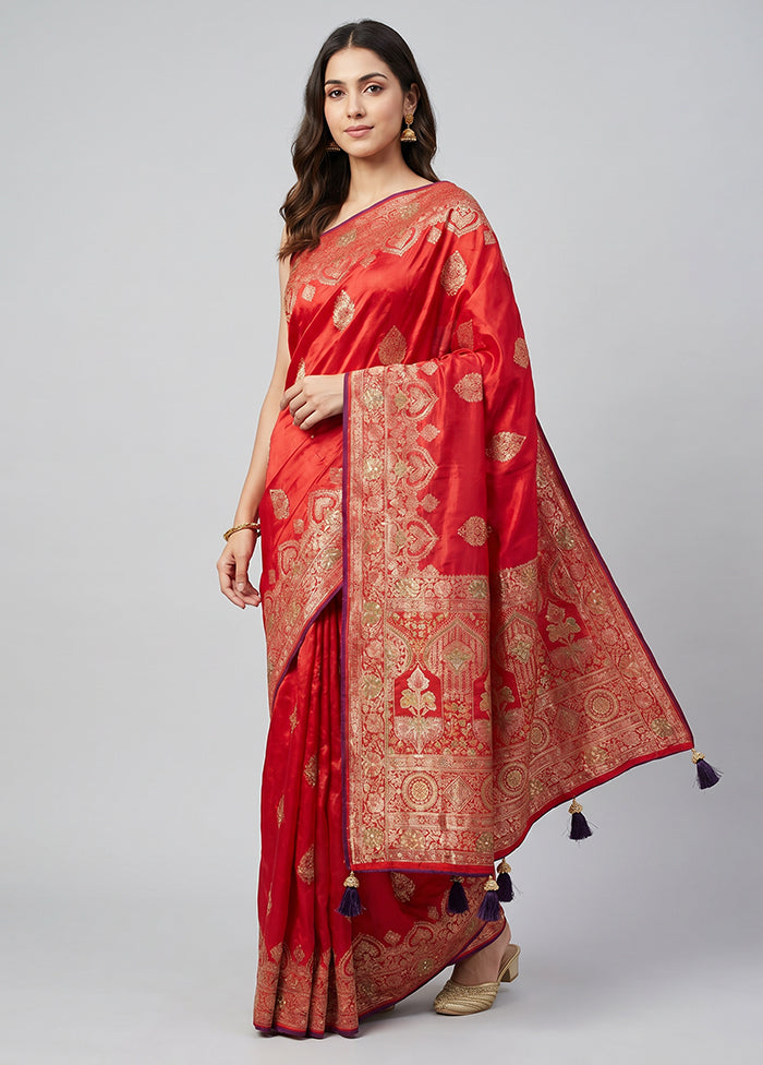 Pink Georgette Saree With Blouse Piece