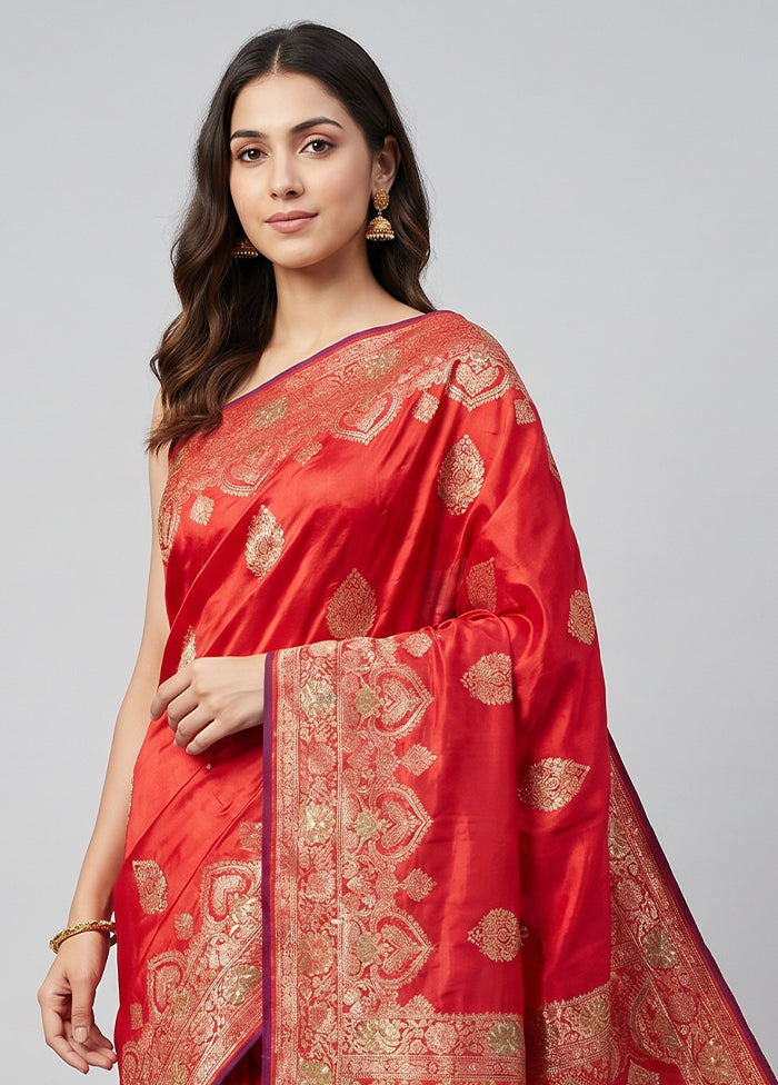 Pink Georgette Saree With Blouse Piece