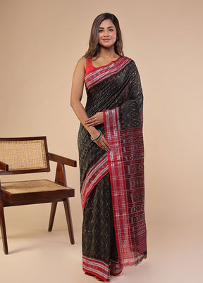 Green Bomkai Silk Saree Without Blouse Piece