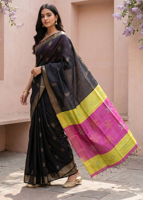 Multicolor Kalakethra Saree With Blouse Piece