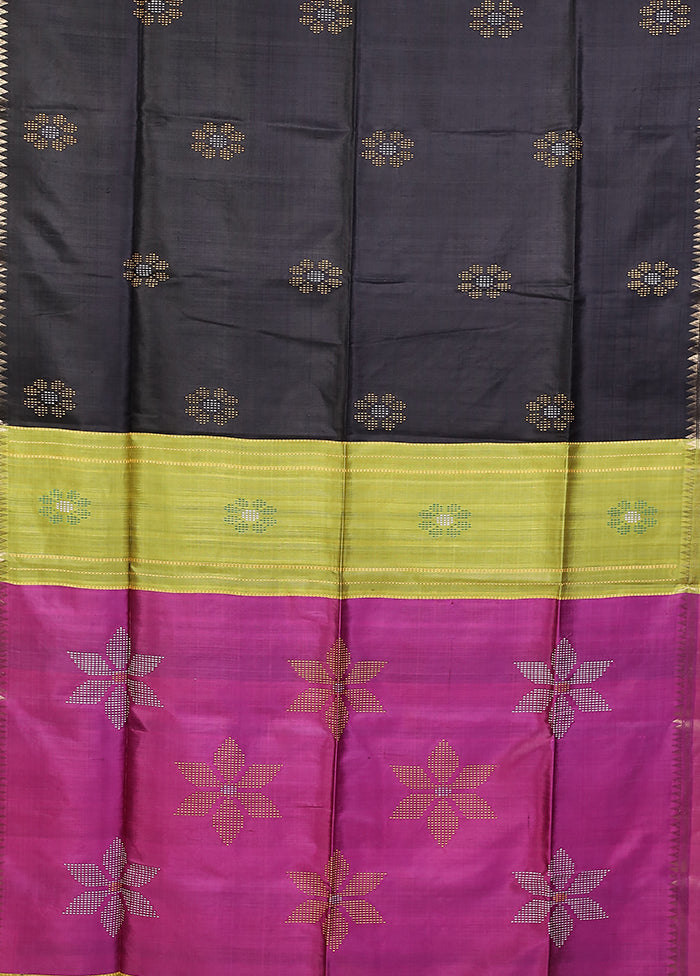 Multicolor Kalakethra Saree With Blouse Piece
