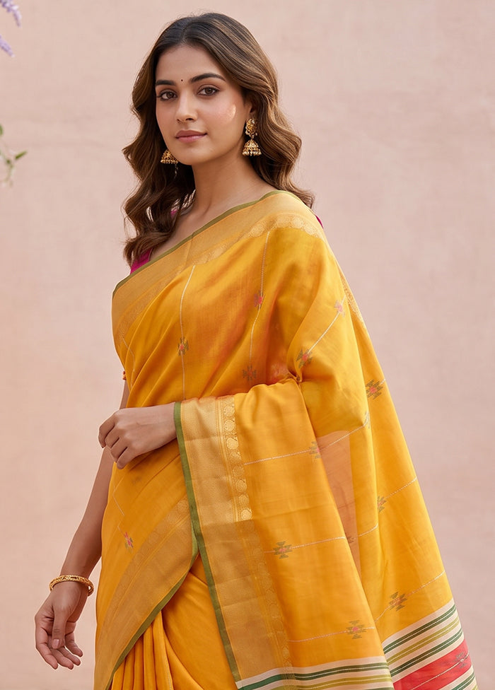 Multicolor Kalakethra Saree With Blouse Piece