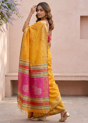 Multicolor Kalakethra Saree With Blouse Piece