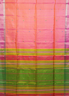 Multicolor Kalakethra Saree With Blouse Piece