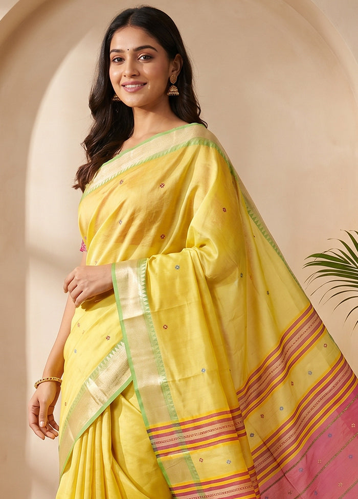 Multicolor Kalakethra Saree With Blouse Piece
