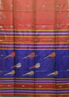 Multicolor Kalakethra Saree With Blouse Piece